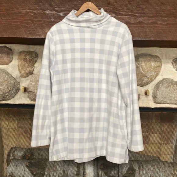 Lands’ End turtleneck fleece - Picture 1 of 5